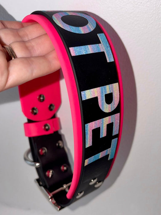 READY TO SHIP! 2" DO NOT PET Collar