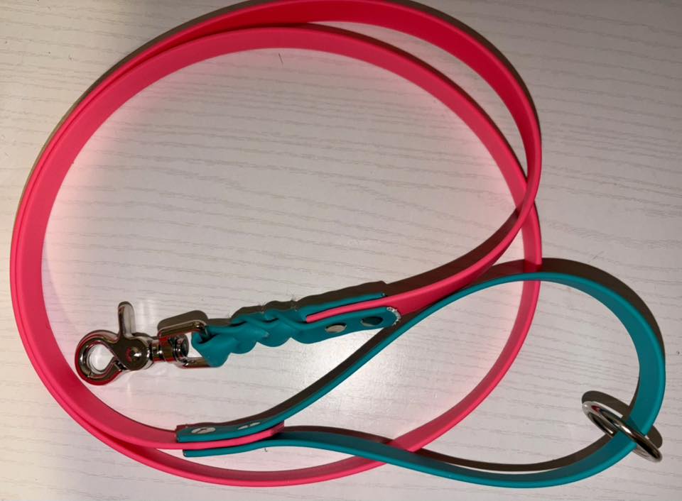 Braided BioThane leash