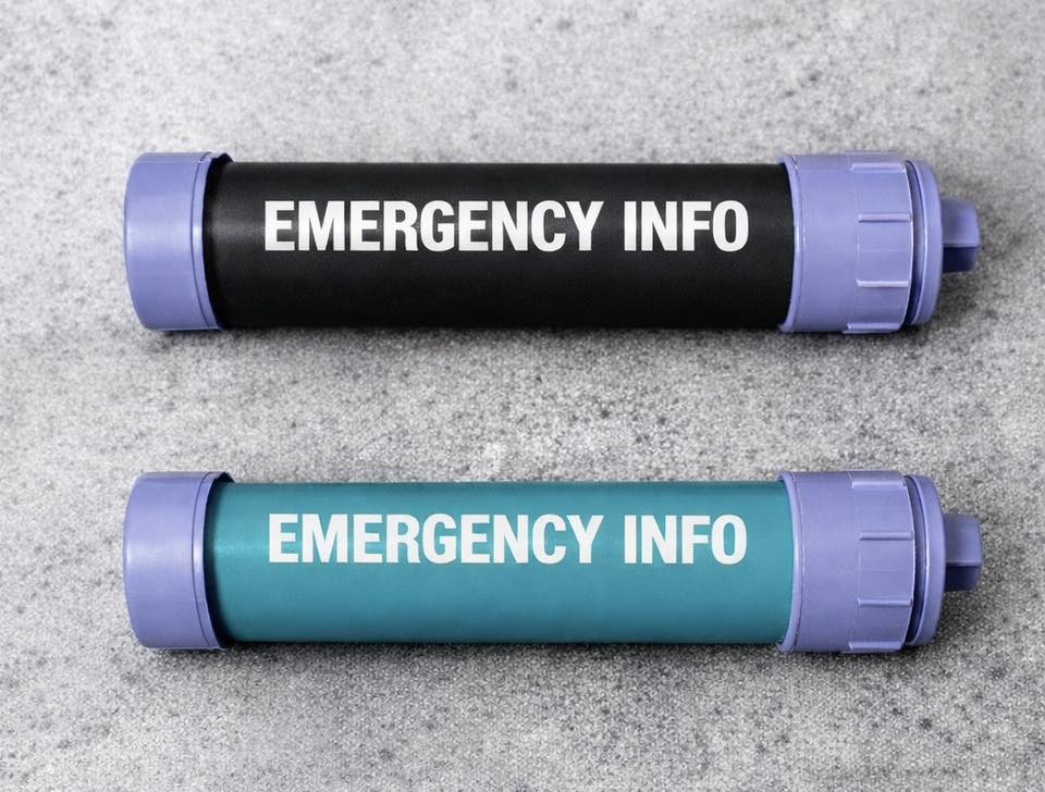 Emergency Info Kennel Tube