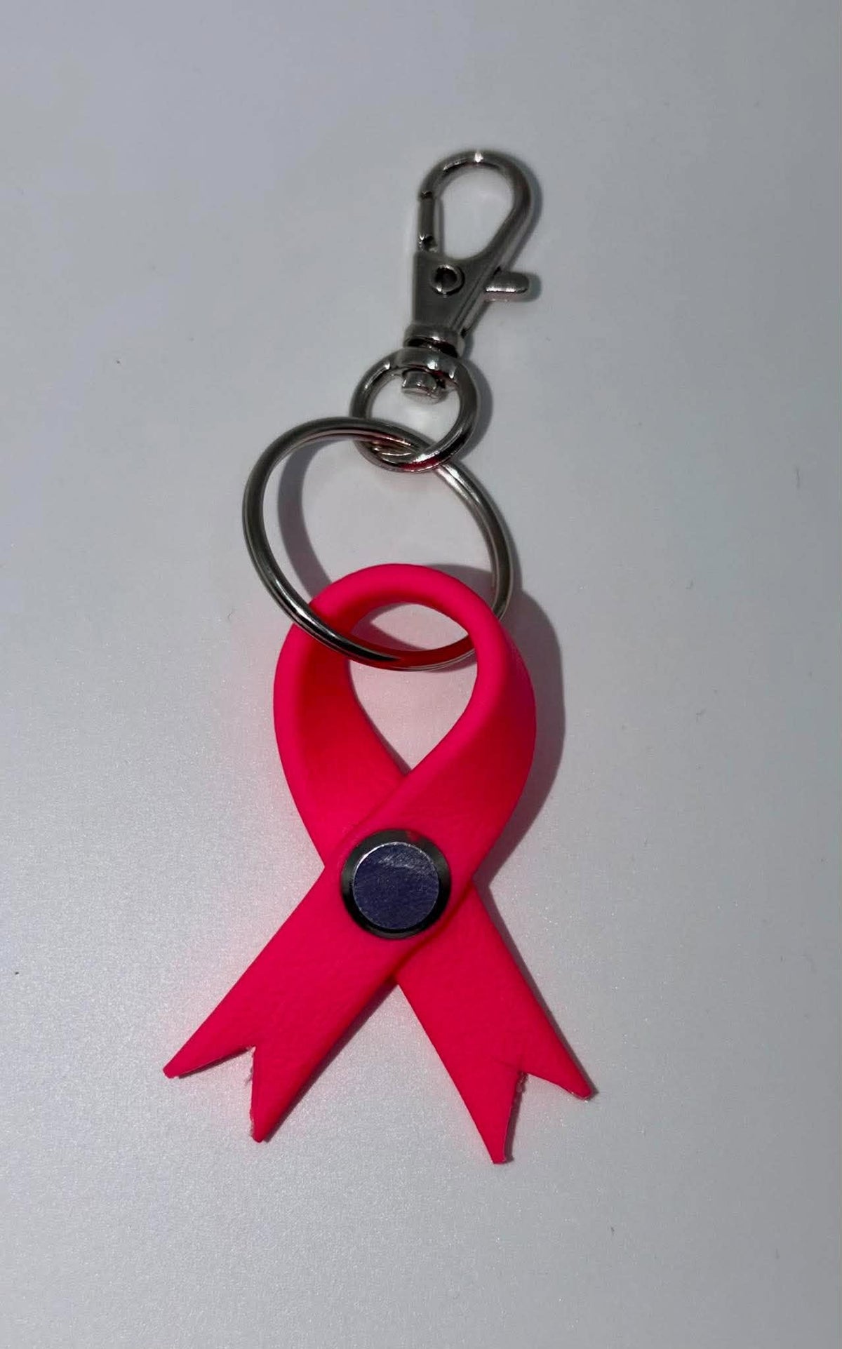 Biothane Awareness Ribbon Keychains